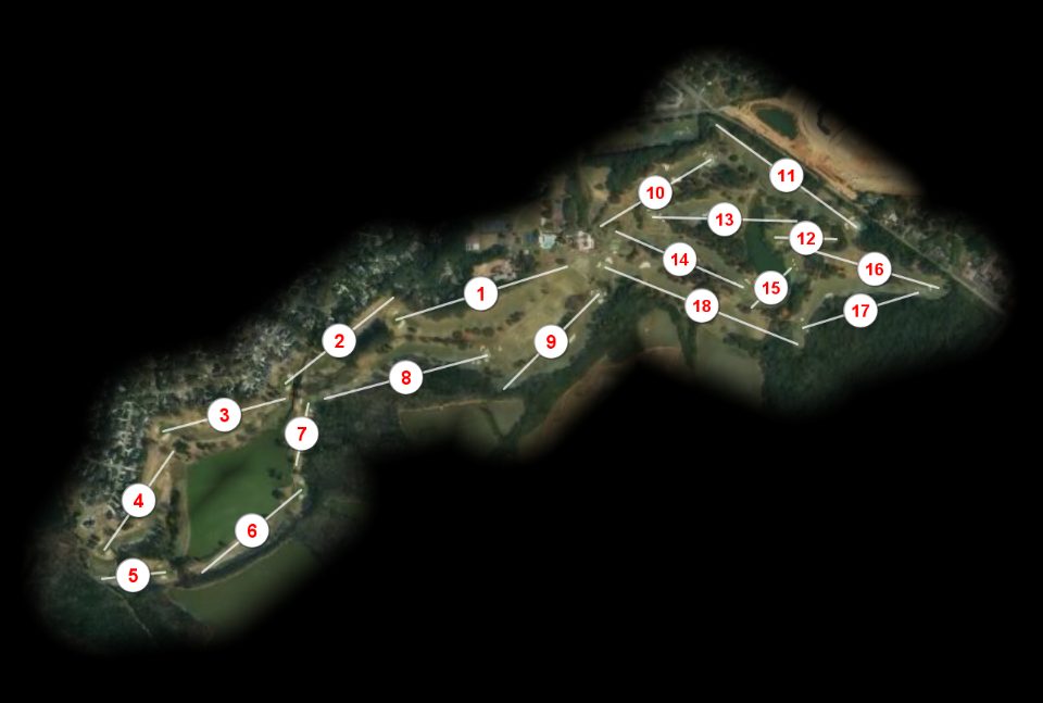 Cabarrus Country Club course overview