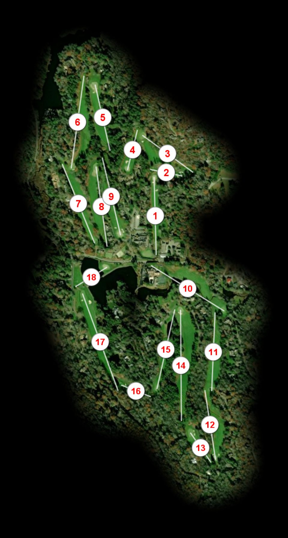 Highlands Country Club course overview