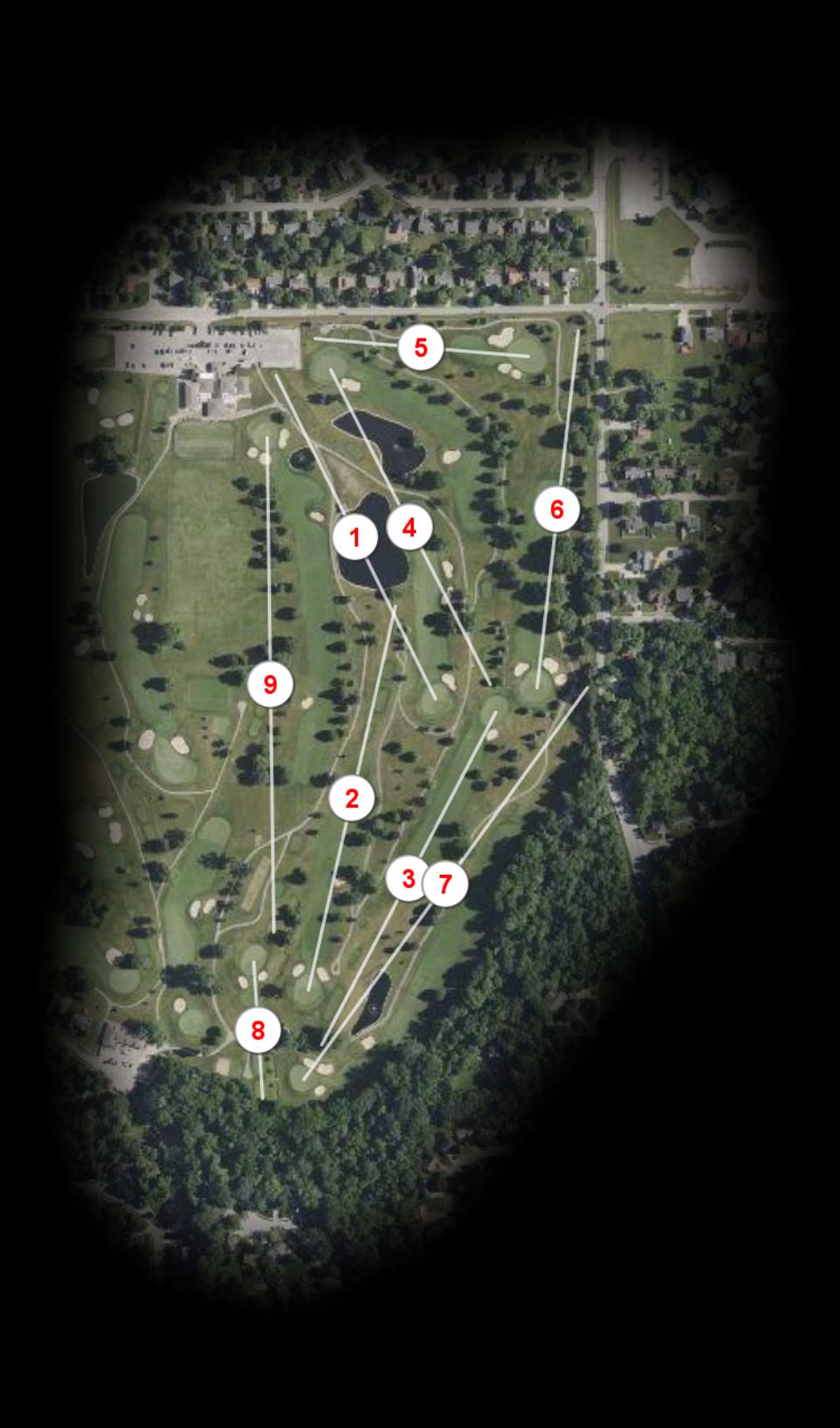 East nine at Old Oakland Golf Club