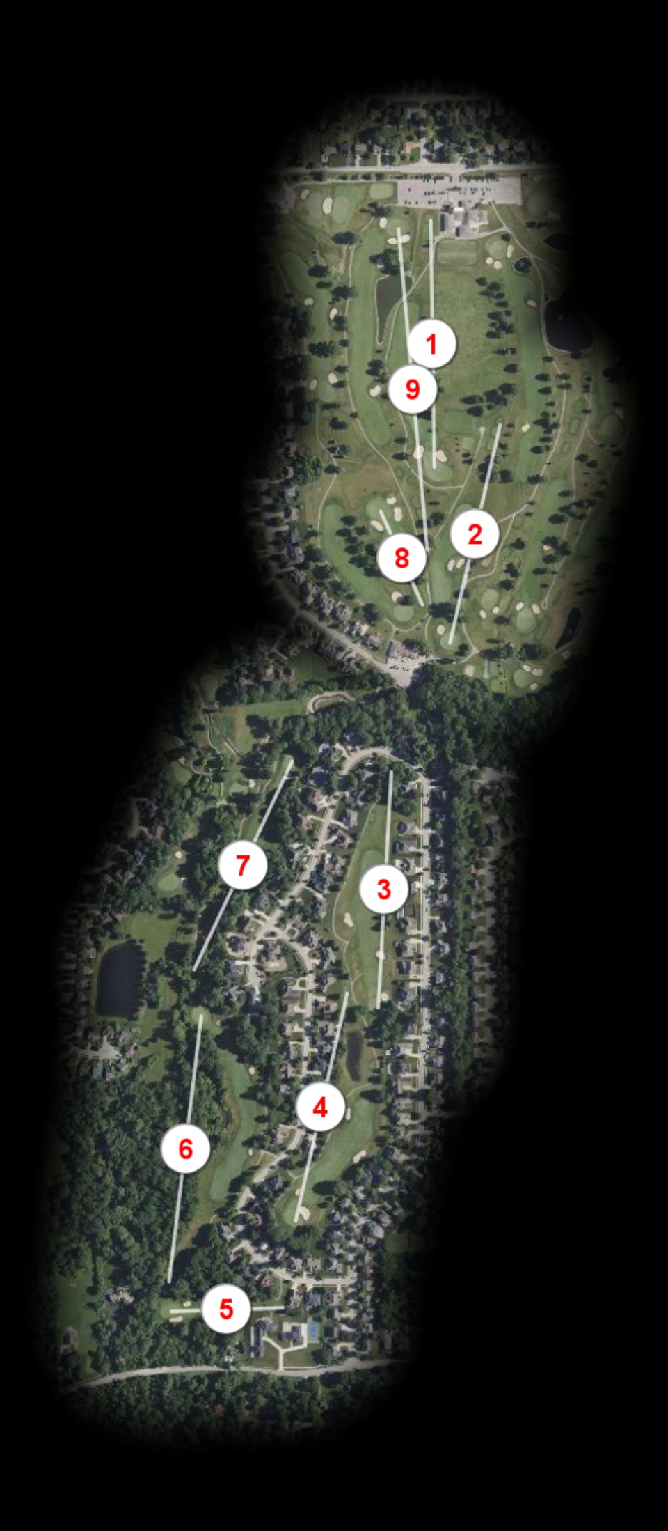 South nine at Old Oakland Golf Club
