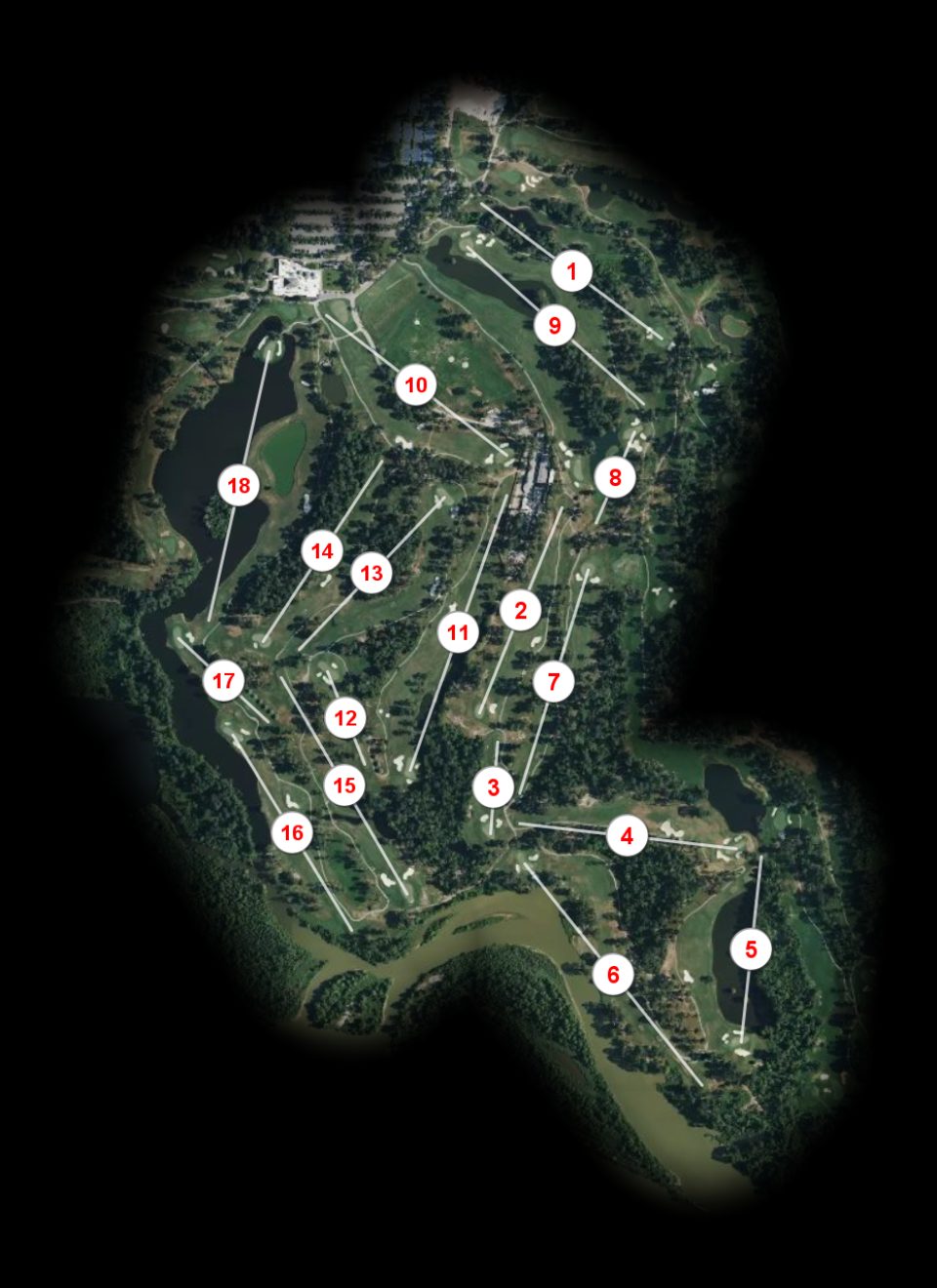Kingwood Country Club Island Course course overview