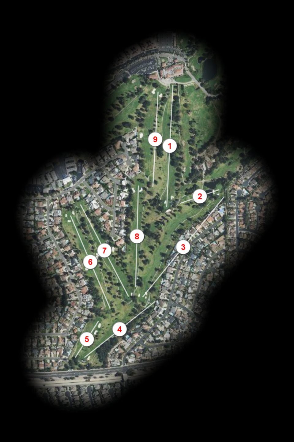 Valley nine at Los Coyotes Country Club