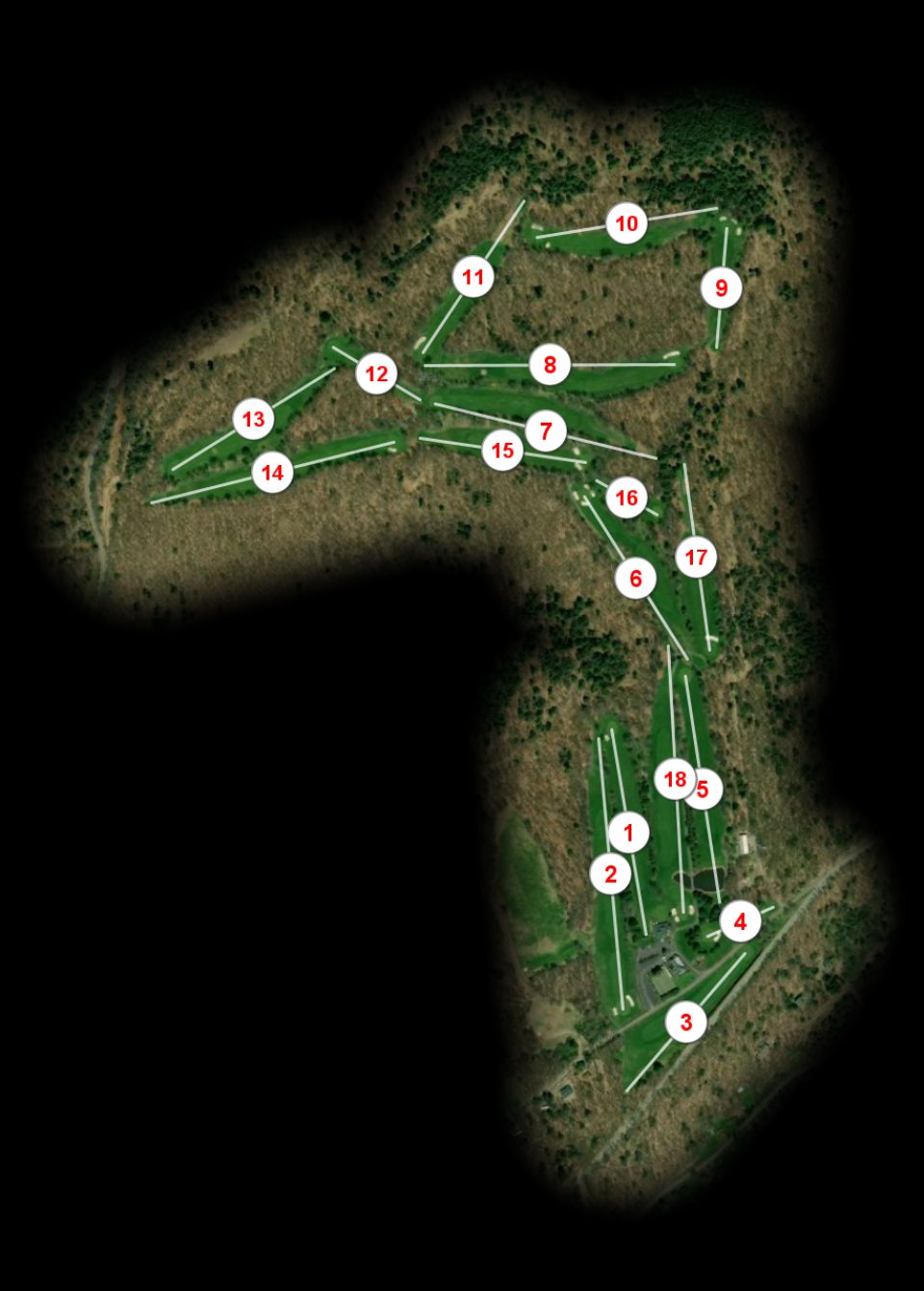 Eagles Mere Country Club course overview