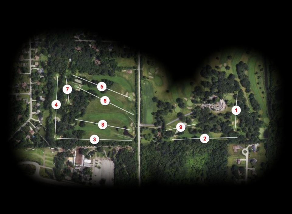 Old Wayne Golf Club Executive Nine course overview
