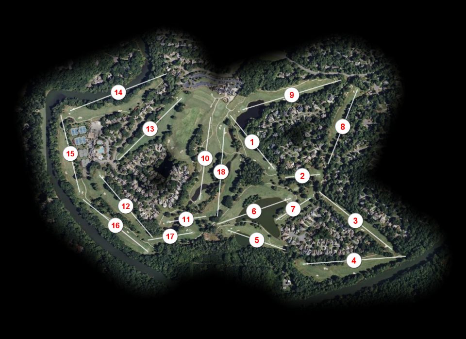 Horseshoe Bend Country Club course overview