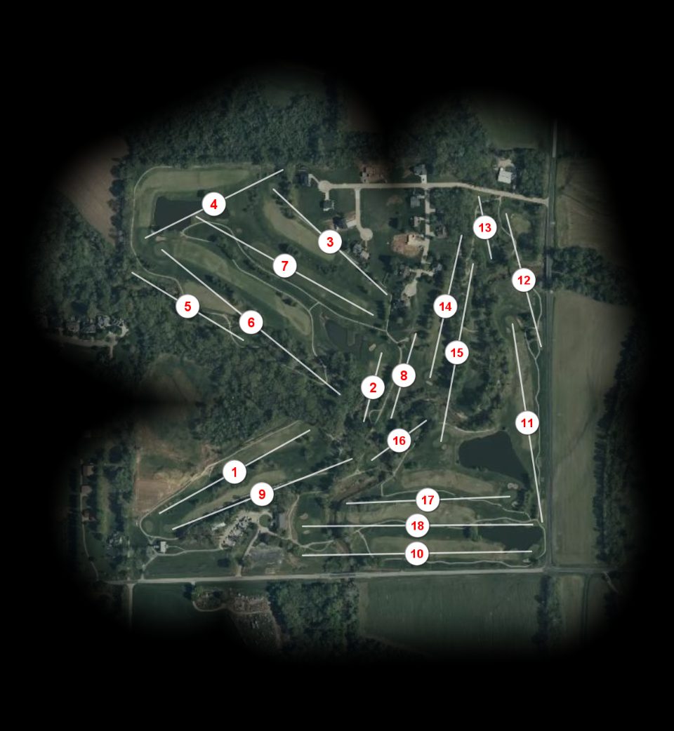 The Woodlands Golf Club course overview