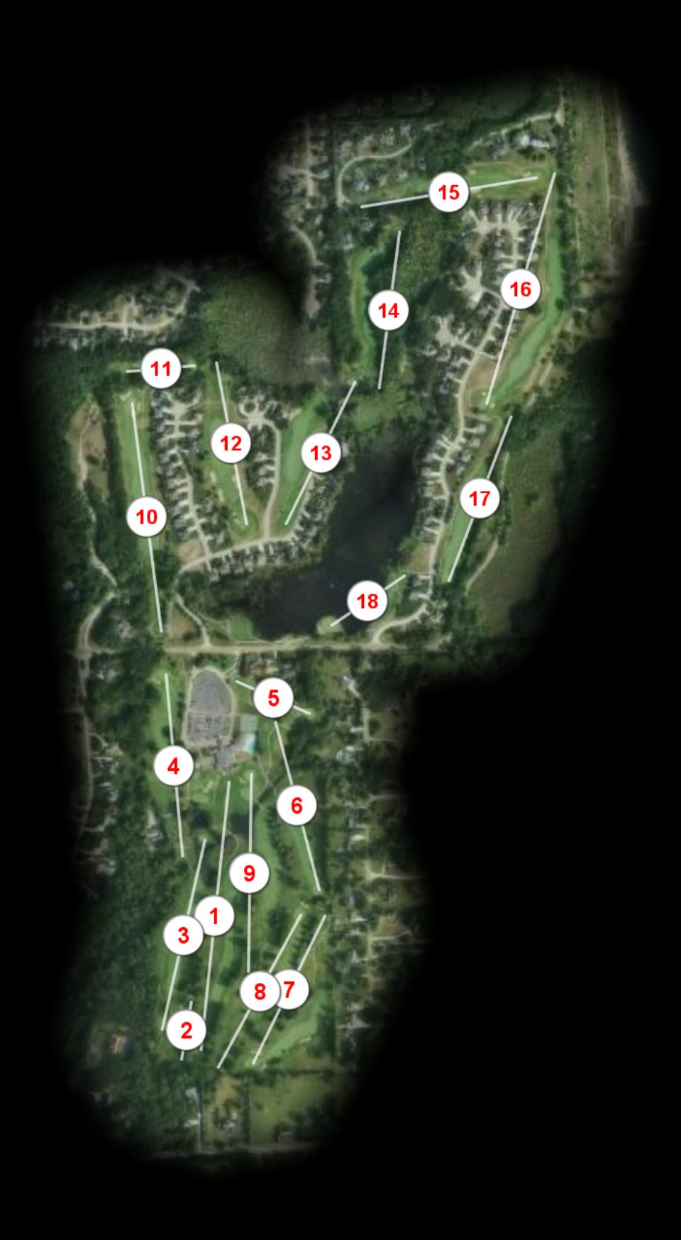Paint Creek Country Club course overview