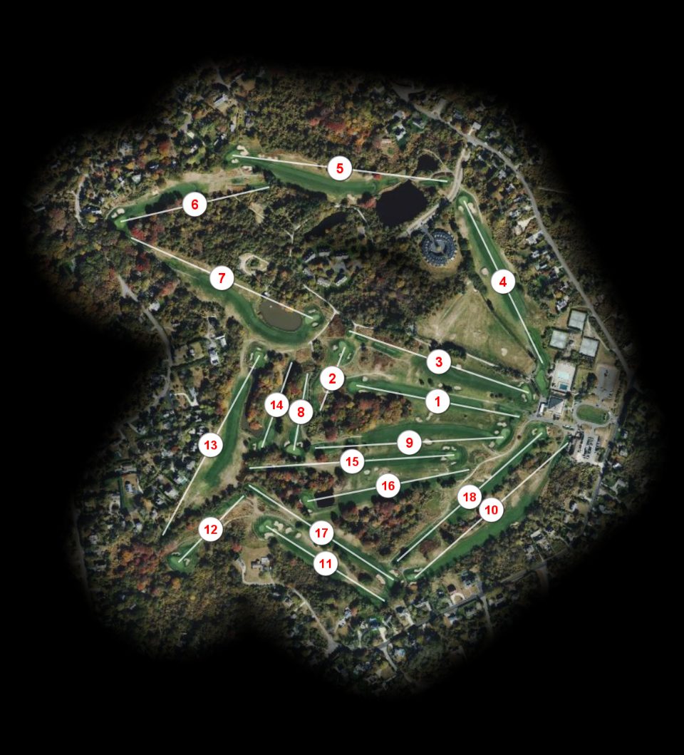 Montauk Downs State Park course overview