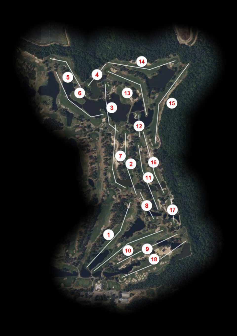 Myrtle Beach National King's North course overview