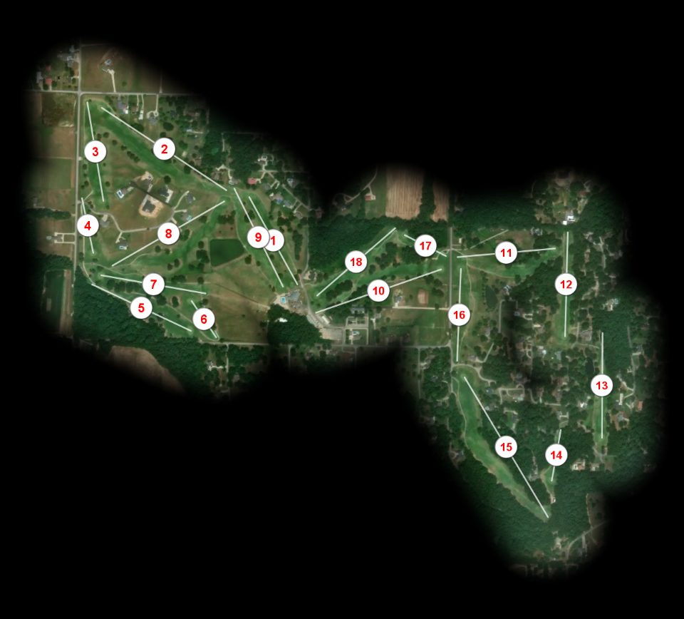 Hidden Trails Country Club course overview