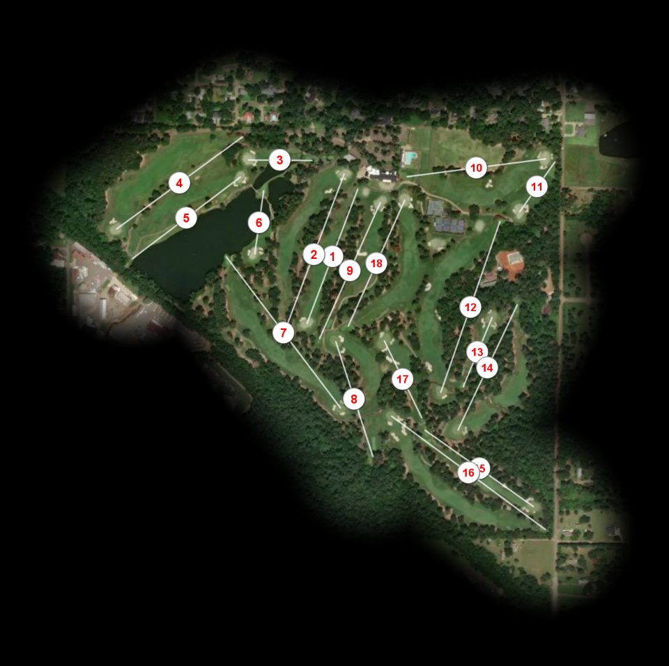 Texarkana Country Club course overview