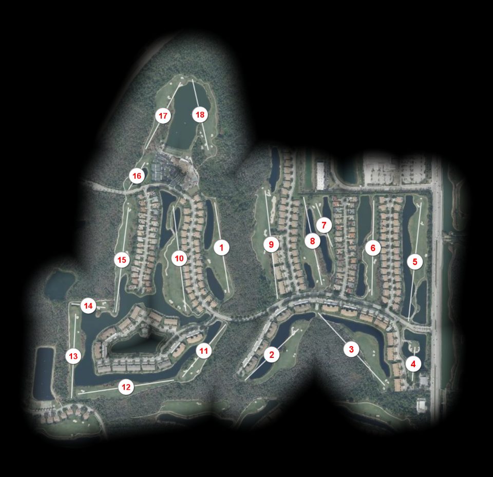 Cedar Hammock Country Club course overview