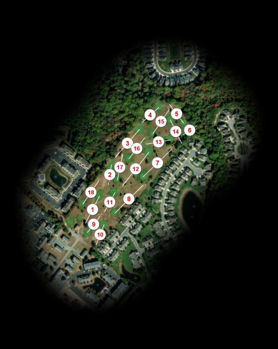 Midway Par 3 Golf Course course overview