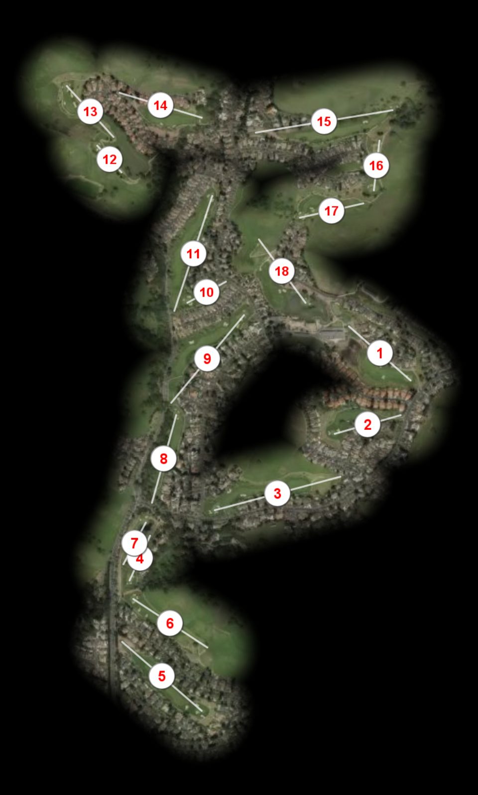 Blackhawk Country Club Lakeside course overview