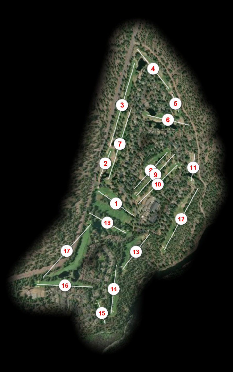 Widgi Creek Golf Club course overview