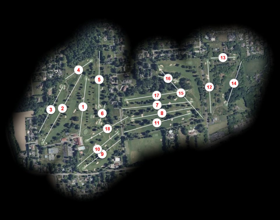 Northampton Country Club course overview