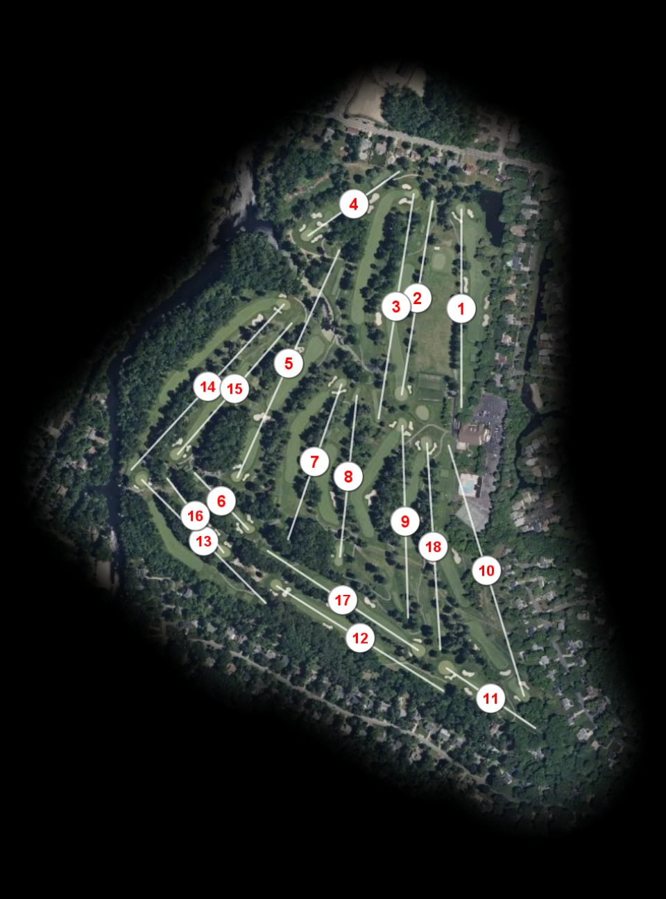 Medford Village Resort & Country Club course overview