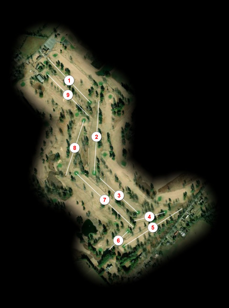White nine at Lambert Acres Golf Club