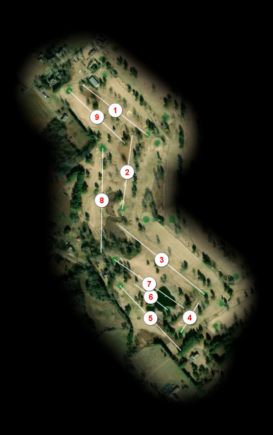Orange nine at Lambert Acres Golf Club