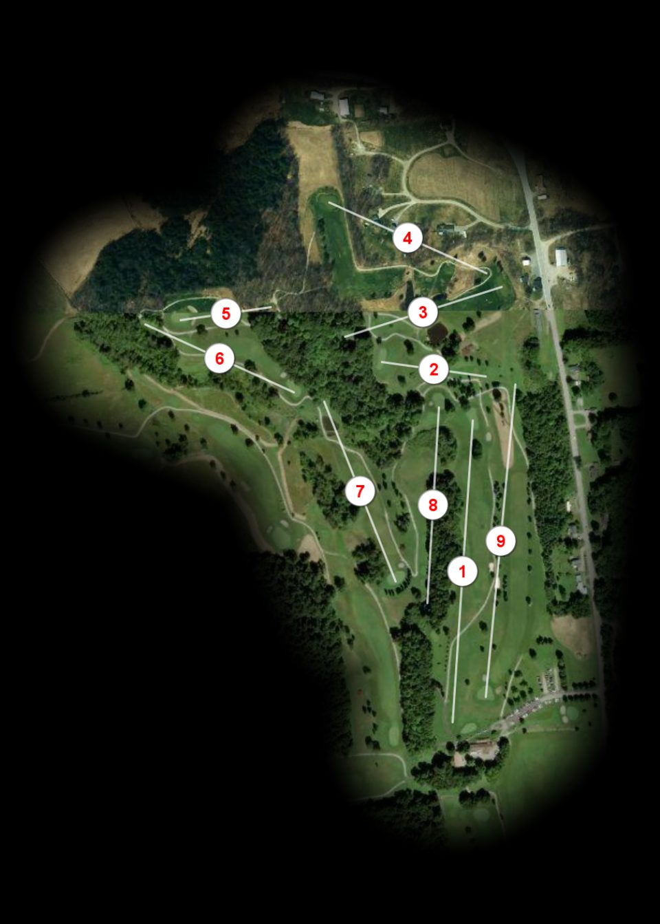 North nine at Cedar Knoll Country Club