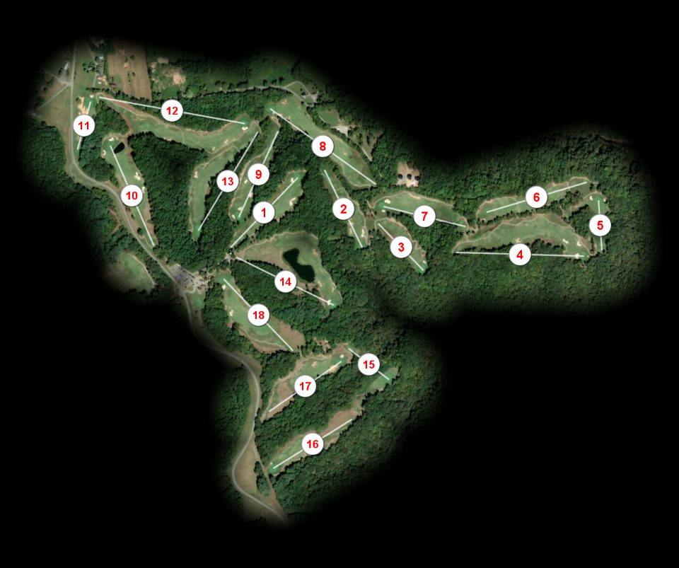 Dale Hollow Lake State Park Golf Club course overview