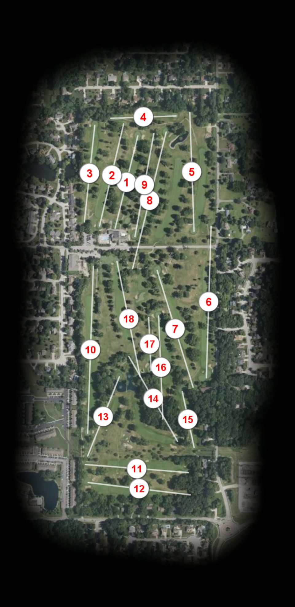 Valparaiso Country Club course overview