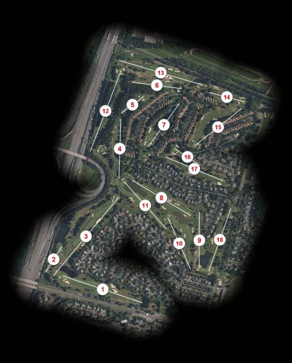 Forsgate Country Club Palmer course overview