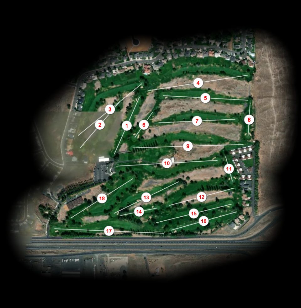 Moses Lake Golf Club course overview