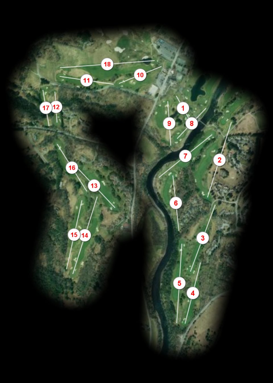 Quechee Club Highland course overview