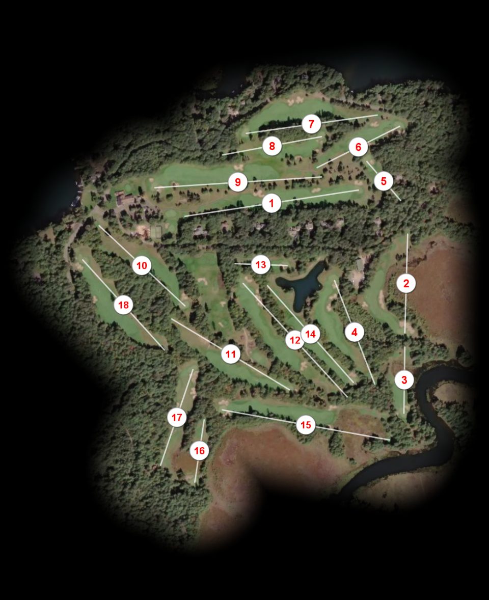 Minocqua Country Club course overview