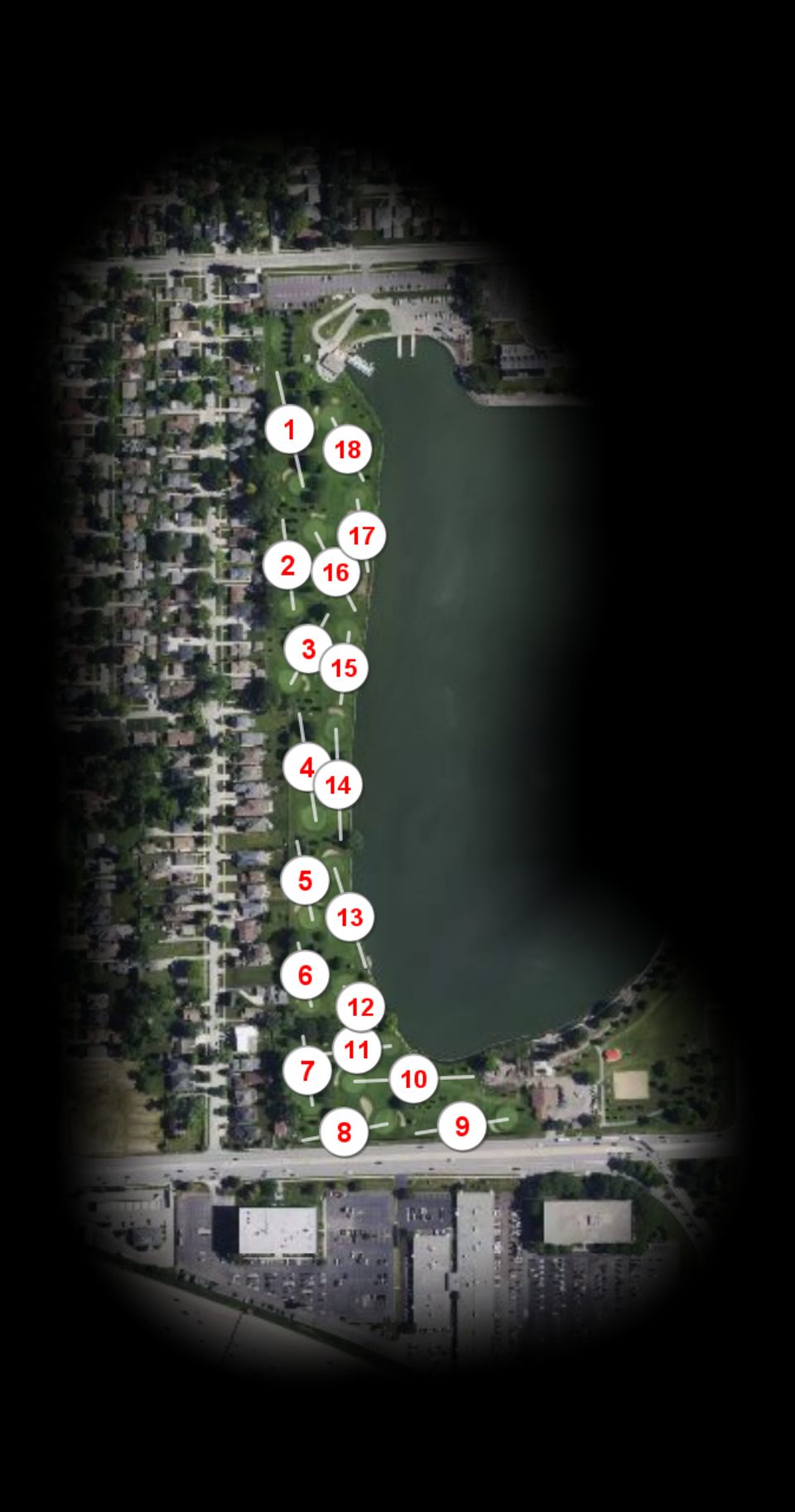Lake Park Golf Course & Marina course overview