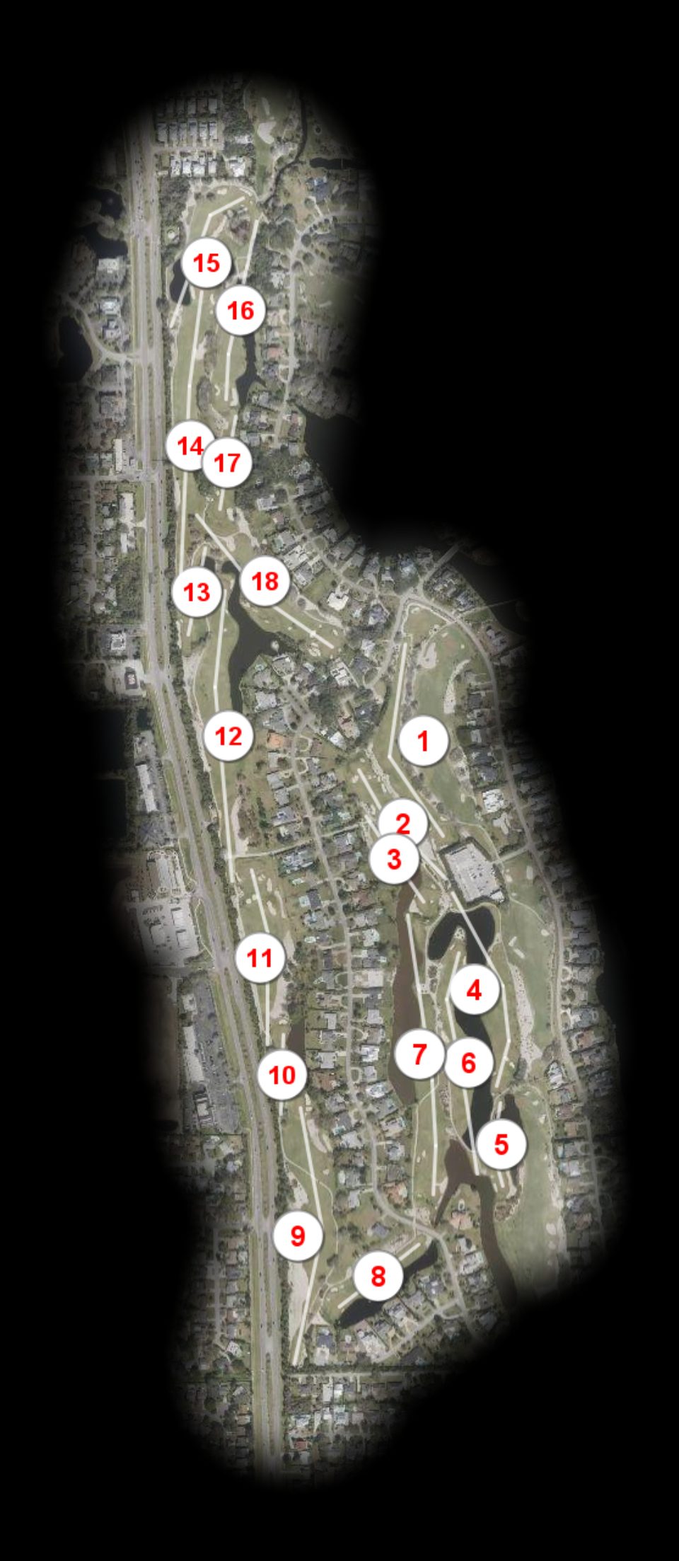 Ponte Vedra Inn & Club Lagoon course overview