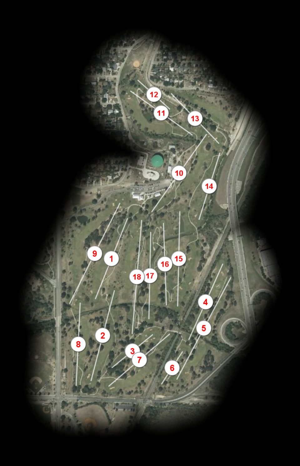 Olmos Basin Golf Course course overview