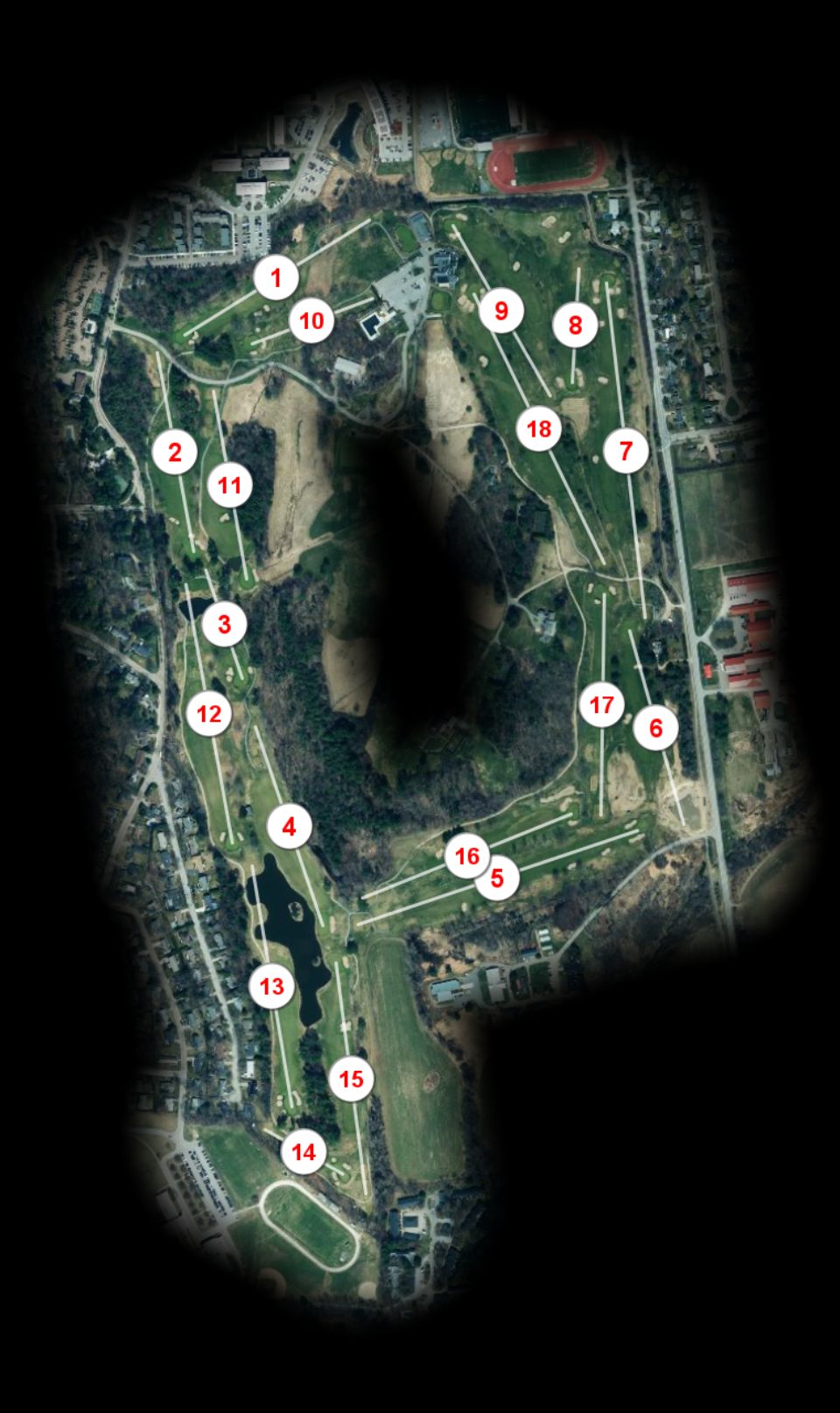 Burlington Country Club course overview