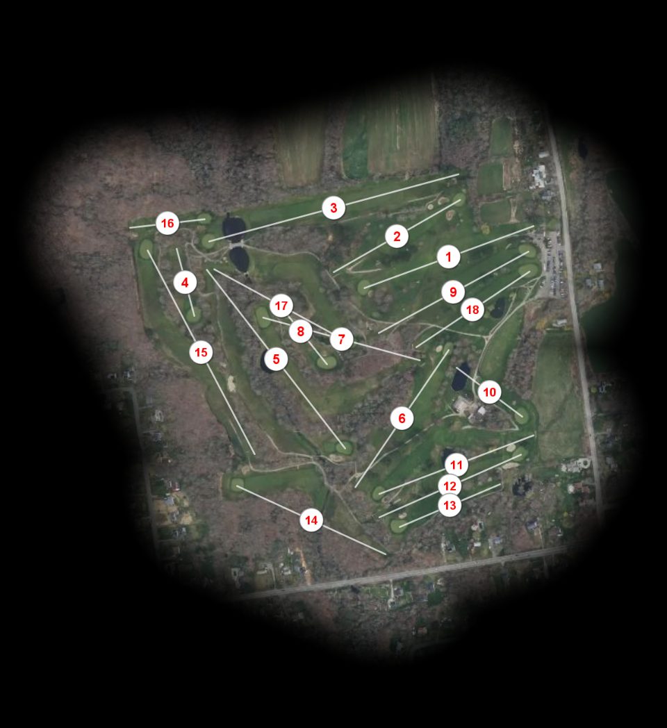 Twin Hills Country Club course overview