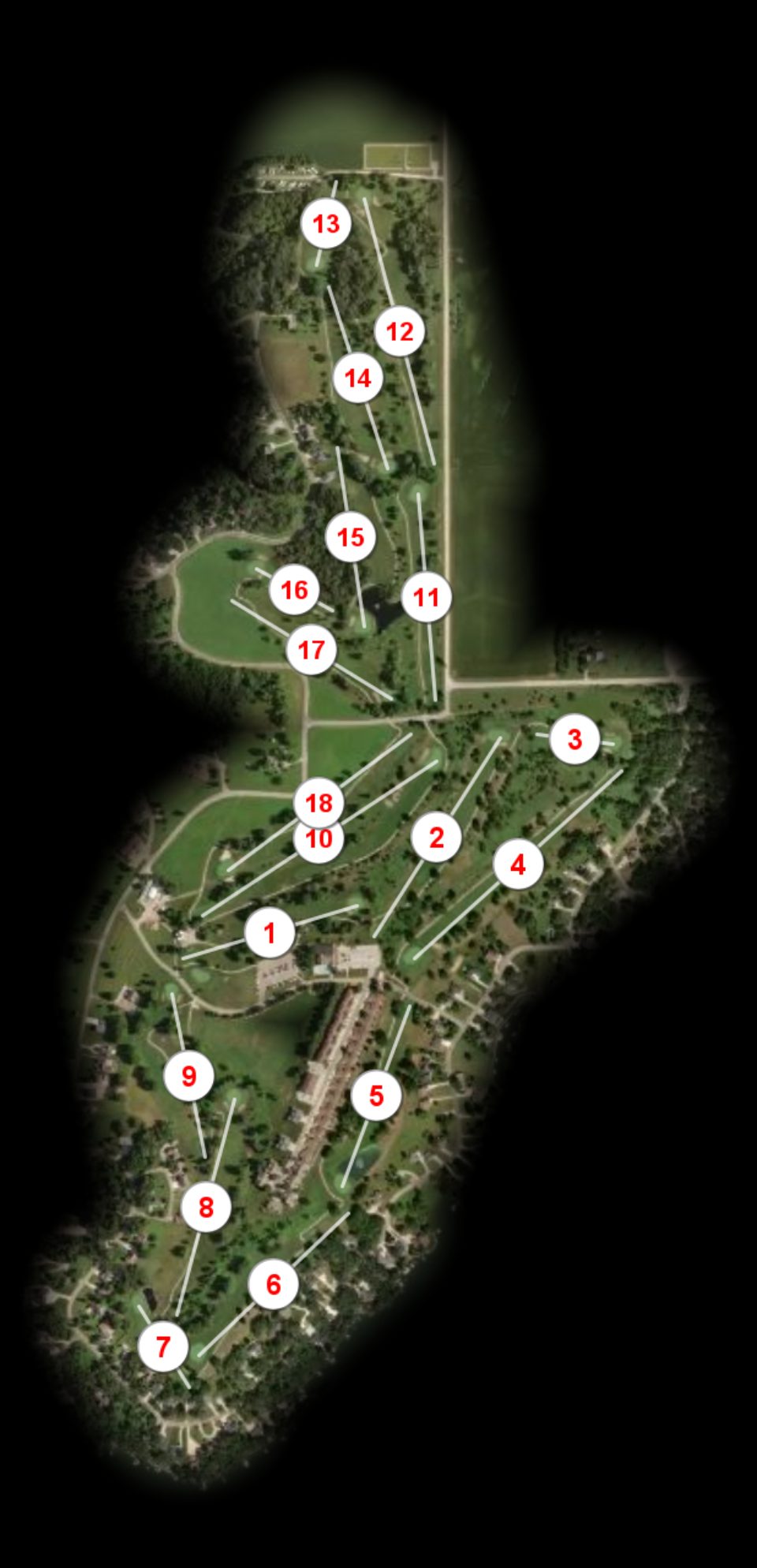 Lake Panorama National Golf Club course overview