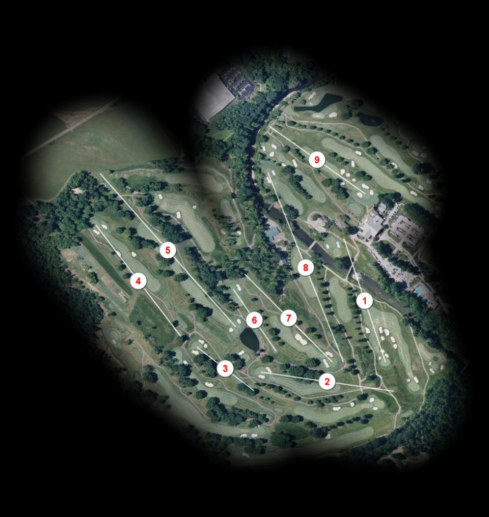 Gold nine at Valley Brook Country Club