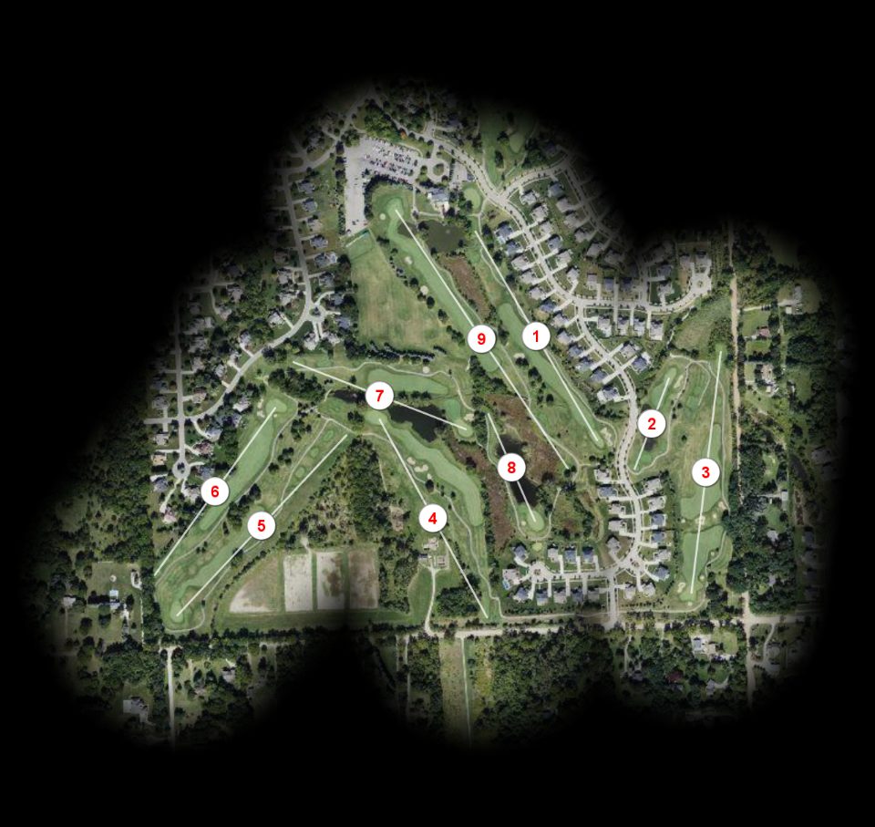 South nine at Tanglewood Golf Course