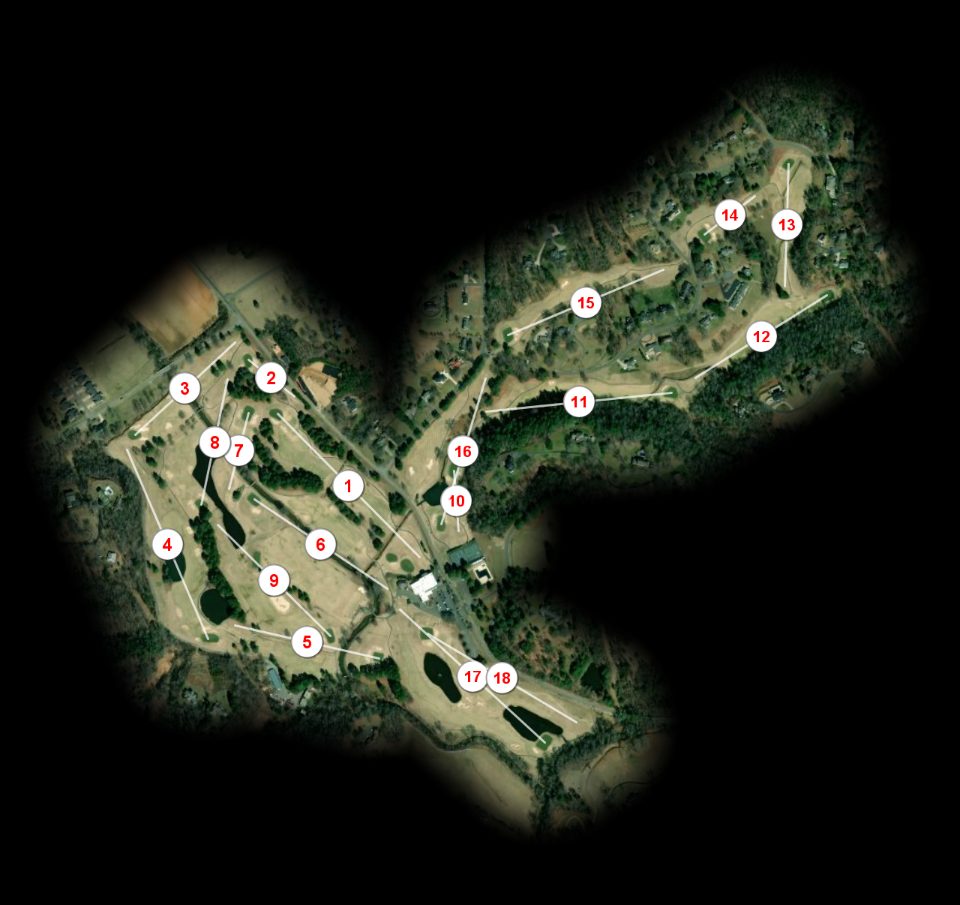 Cross Creek Country Club course overview