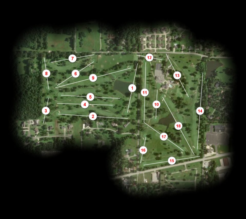 Westwood Hills Country Club course overview