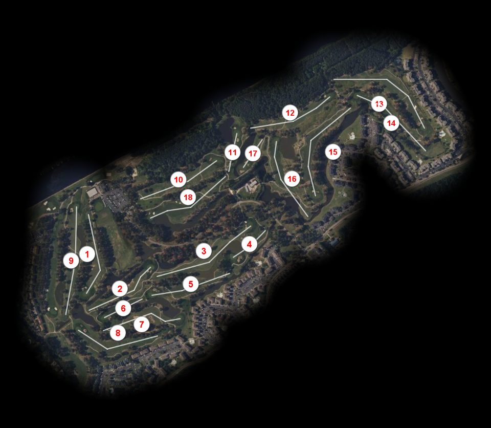 Myrtlewood Golf Club Pinehills course overview