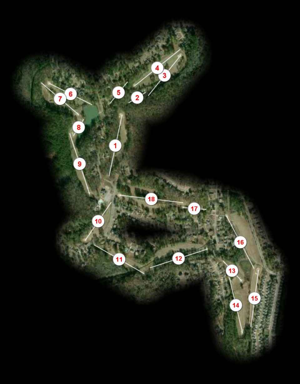 Woodland Forrest Country Club course overview