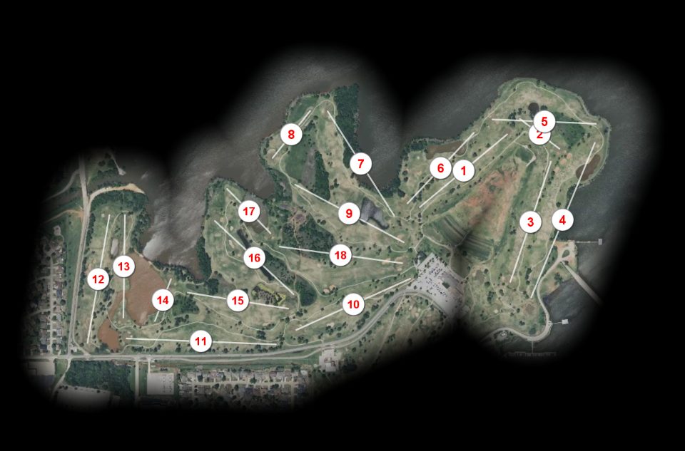 Lake Hefner Golf Club North course overview