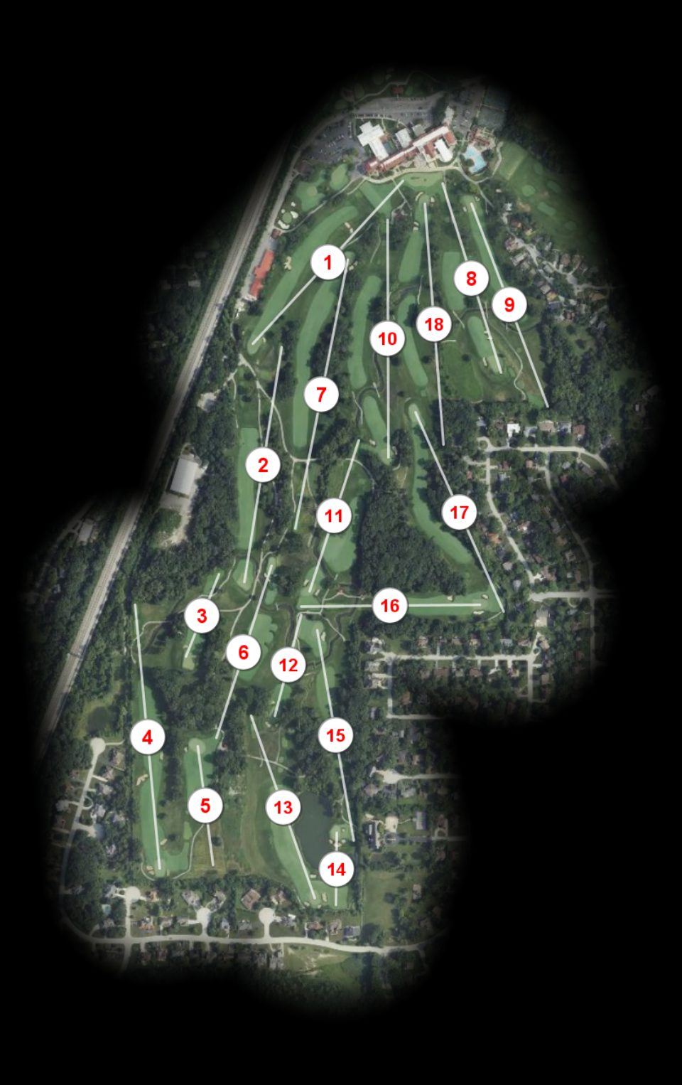 Olympia Fields Country Club South course overview