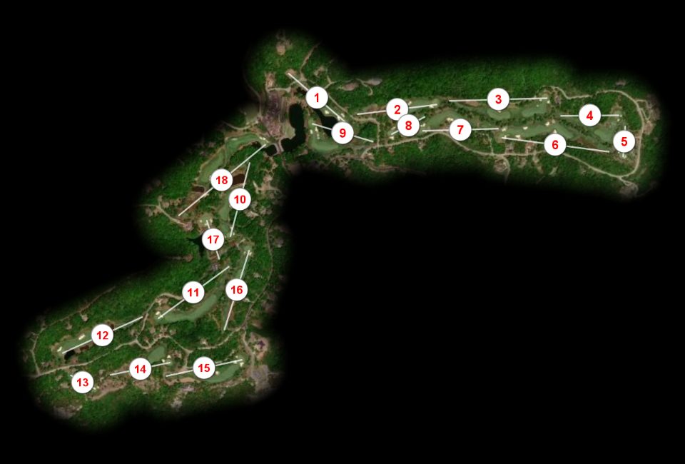 The Cliffs at Glassy course overview
