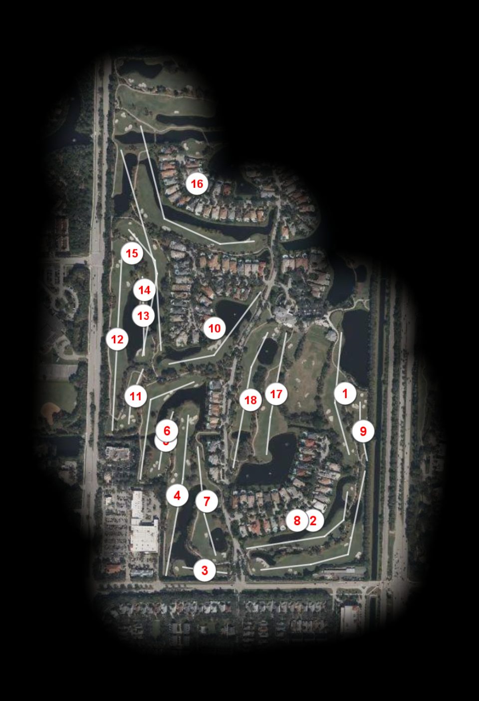 The Club at Admirals Cove South to West course overview