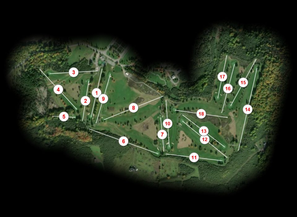 Watertown Golf Club Eighteen course overview