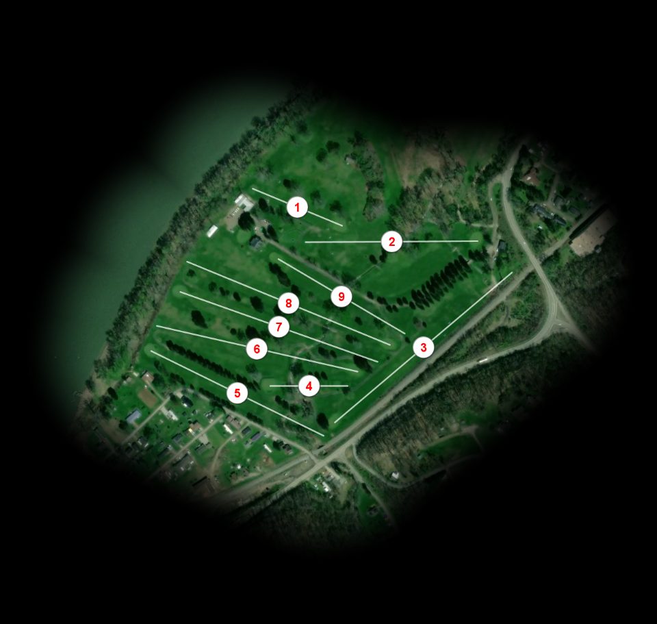 Sistersville Country Club course overview