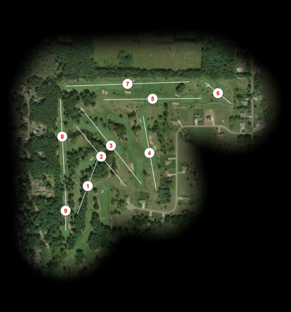 Back nine at Hankerd Hills Golf Club