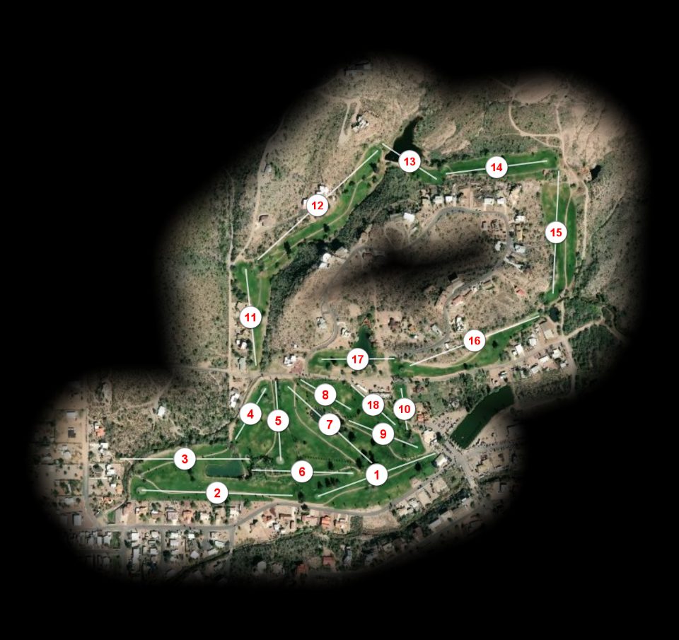 Queen Valley Golf Course course overview